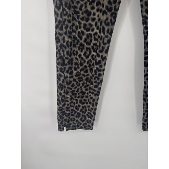 Cabi Jungle TrouserLeopard Print Skinny Pants Size 8 Womens  Stretch pockets - Picture 3 of 7